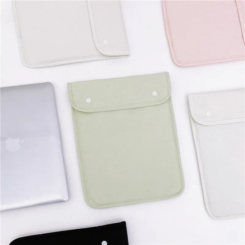 Macaron Color Tablet Case 13 14 Inch Laptop Bag, iPad Sleeve