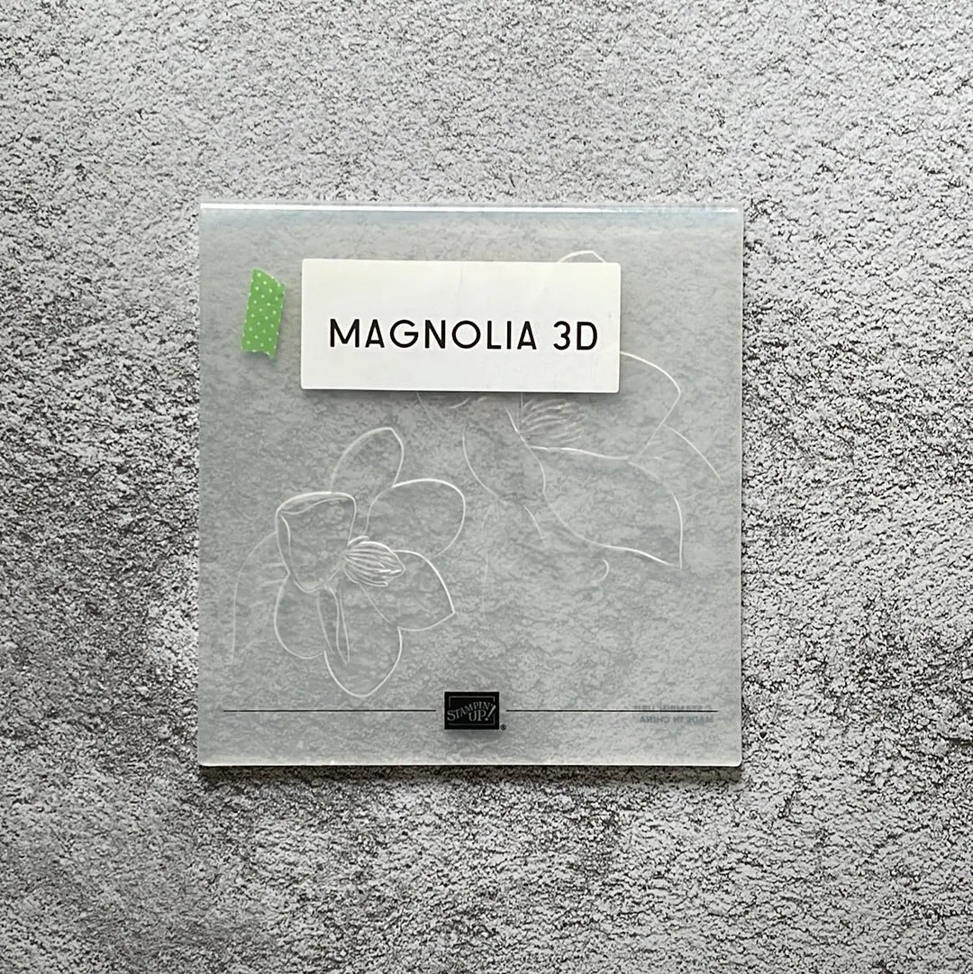 Magnolia (3D) Embossing Folder | Retired Embossing Folder | Stampin' Up!