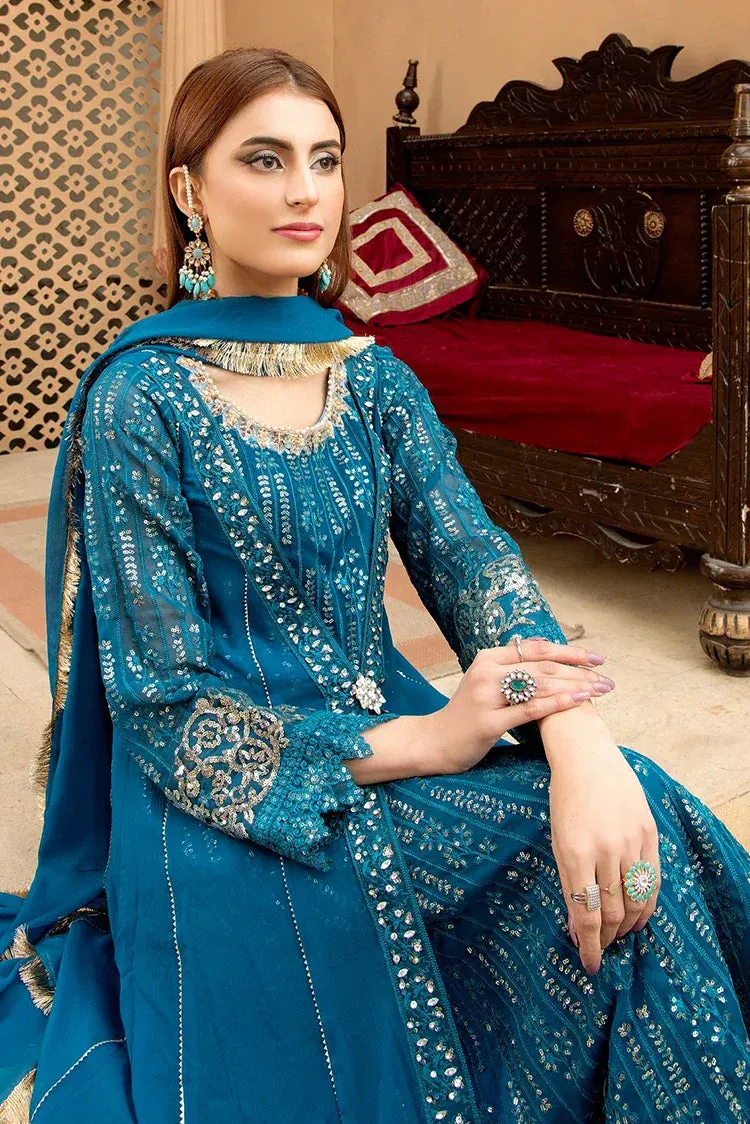 Manahils - Jal Pari RTW Collection - Kurti-B-005-Zinc