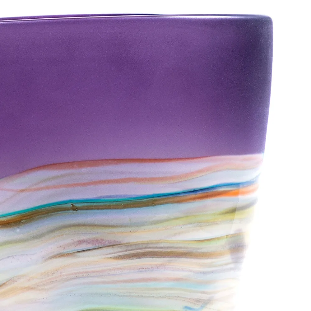 Marcellus Frosted Vase Amethyst
