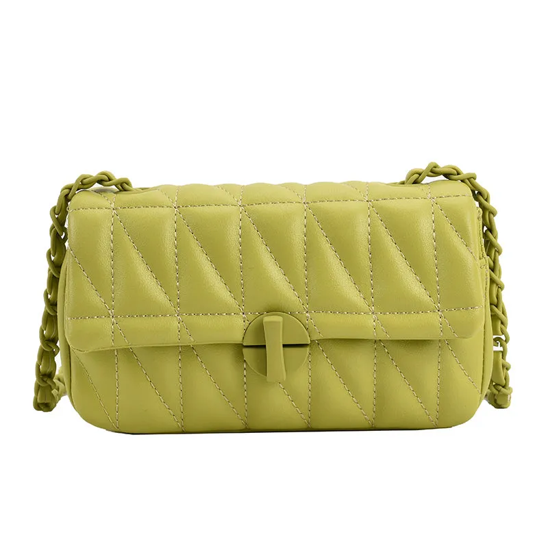 Mary Embroidery Thread Chain Crossbody Bag