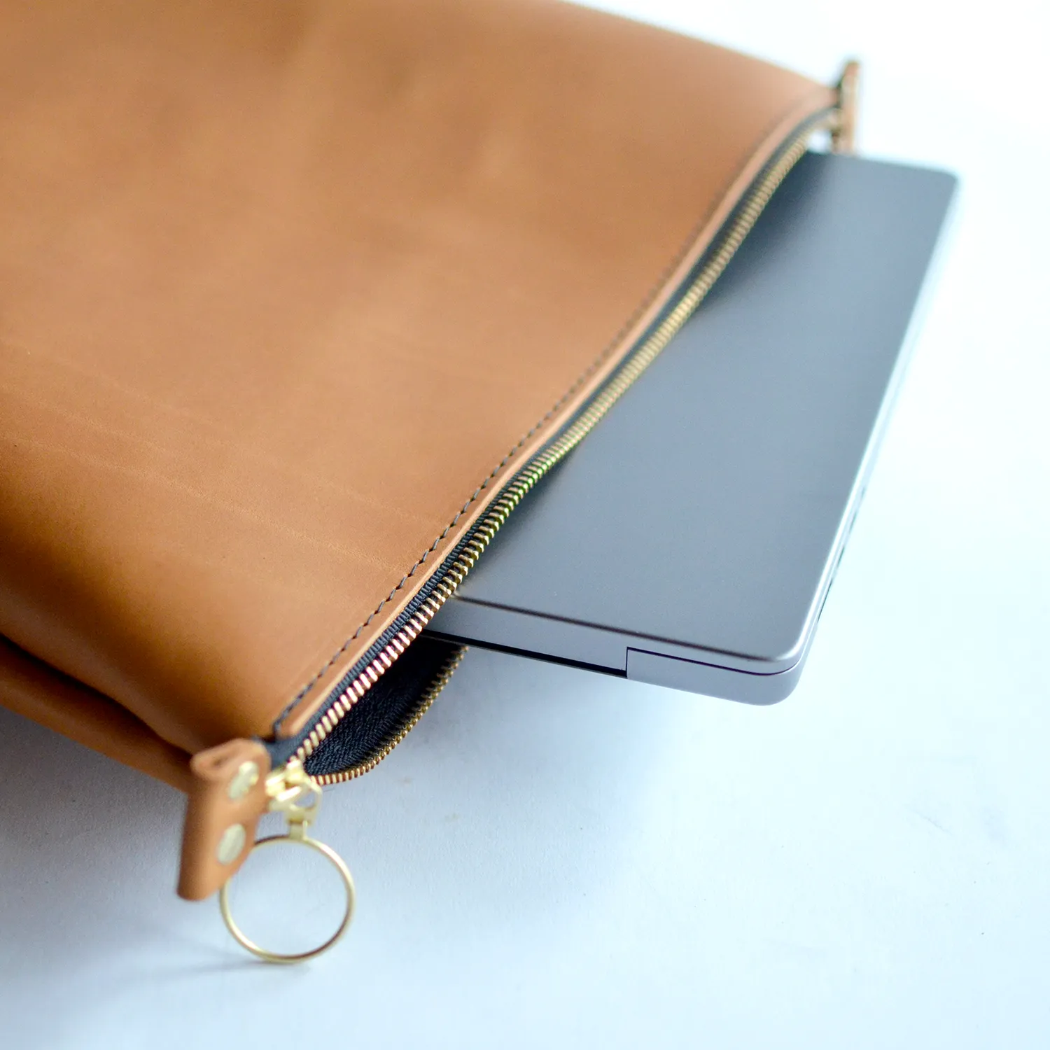 Minimalist Backpack - Black Leather