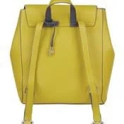 Mustard Yellow Front Pocket Backpack