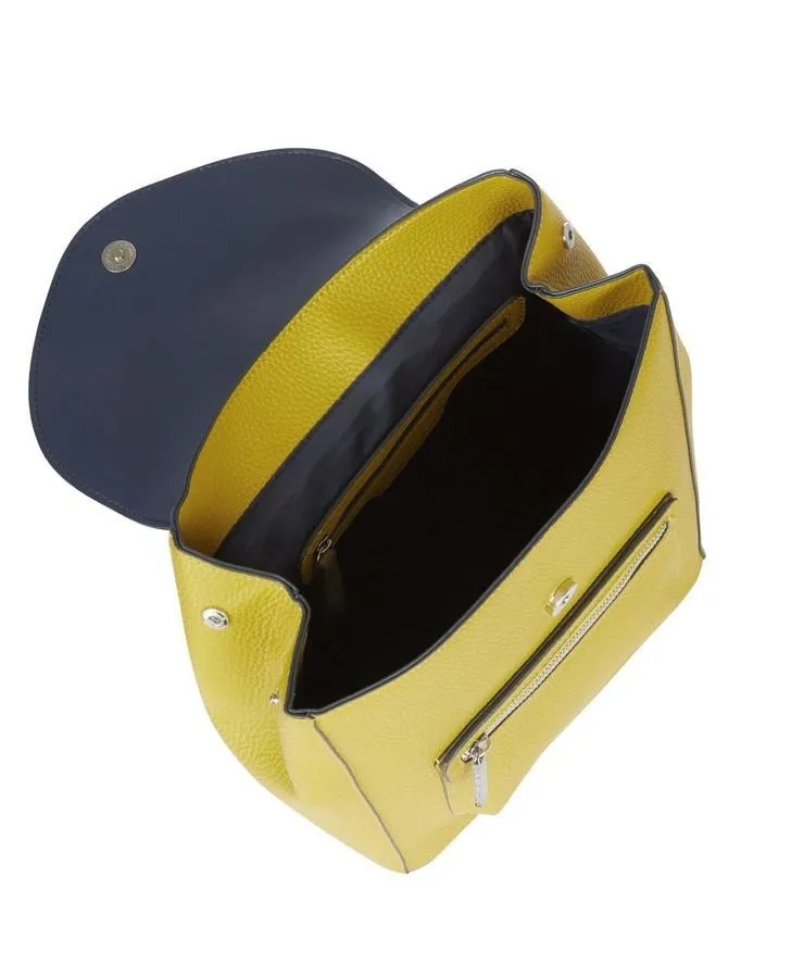 Mustard Yellow Front Pocket Backpack