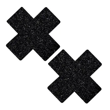 Neva Nude Pasty X Factor Glitter Black