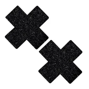 Neva Nude Pasty X Factor Glitter Black