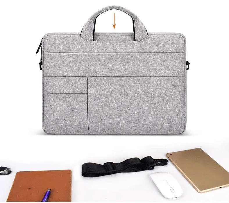 Office Travel 15.6 Inch Waterproof Custom Laptop Bag-Navy Blue