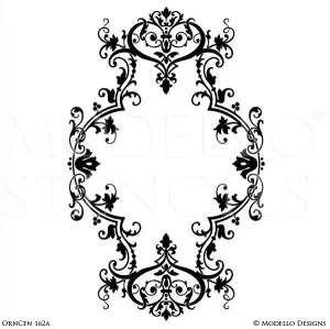 OrnCen162a Custom Medallion Stencil