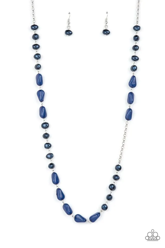 Paparazzi Necklace ~ Shoreline Shimmer - Blue