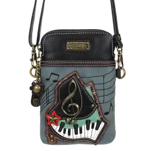 Piano & Treble Clef "Cell Phone" Crossbody Bag