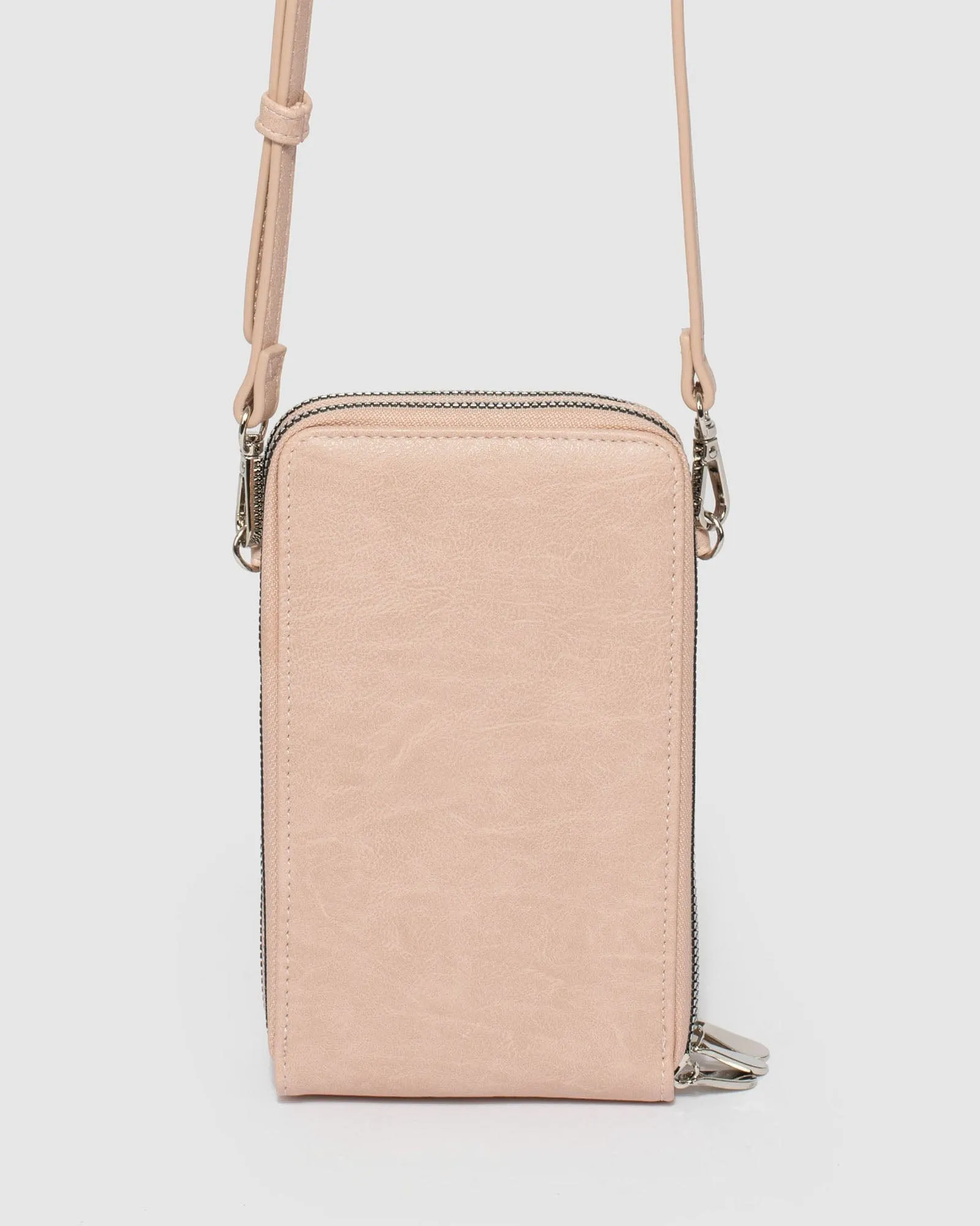 Pink Koni Phone Crossbody Bag