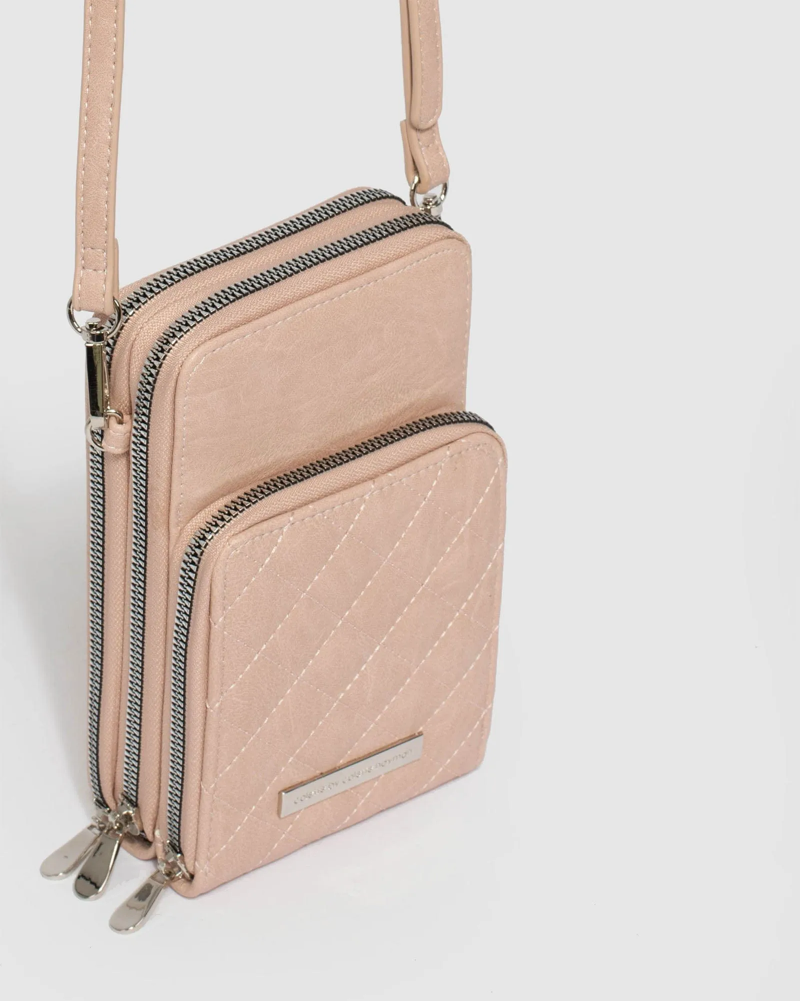 Pink Koni Phone Crossbody Bag