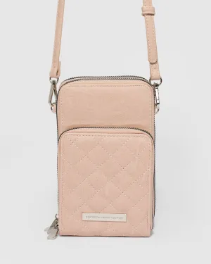 Pink Koni Phone Crossbody Bag