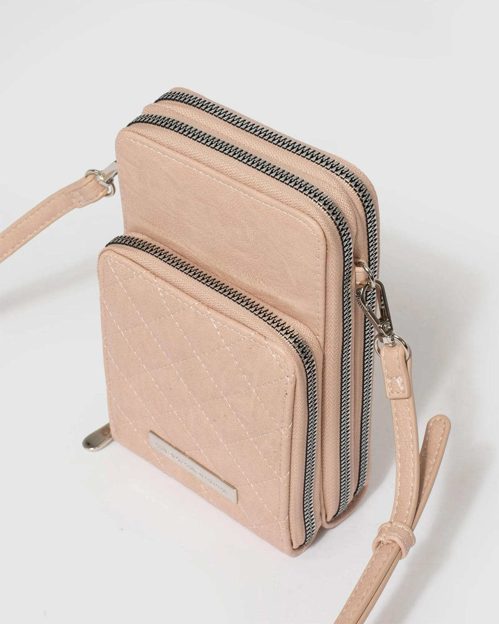 Pink Koni Phone Crossbody Bag