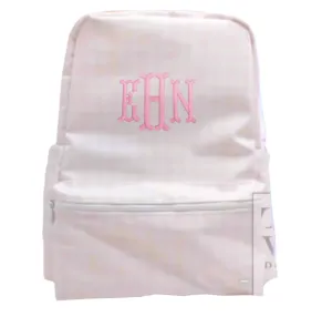 Pink Plaid Gingham Backpack