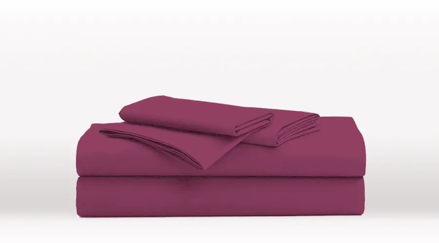 Purple Double Size Classic Sheet Set