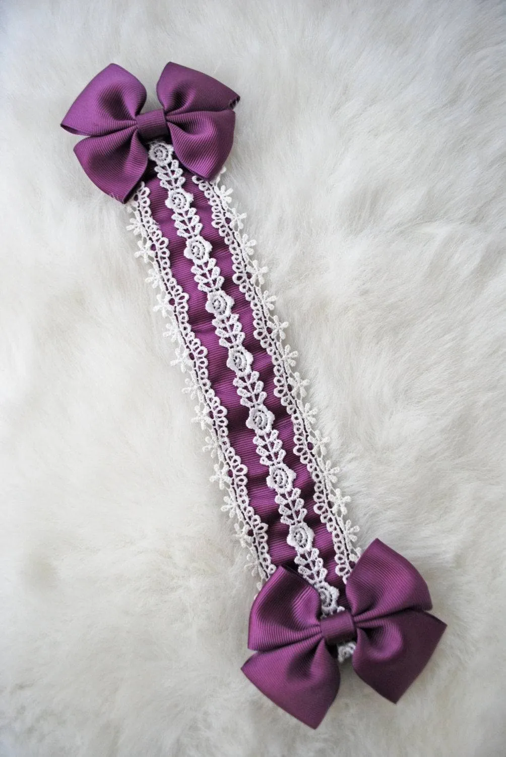 Purple Lolita Classical Headdress