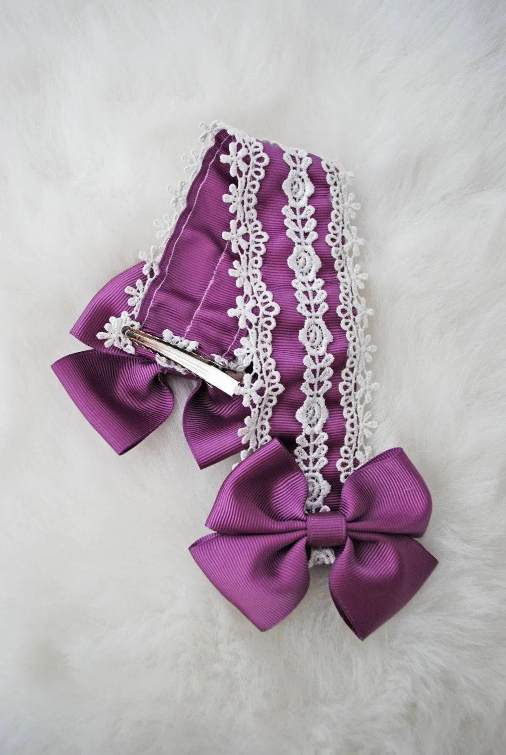Purple Lolita Classical Headdress
