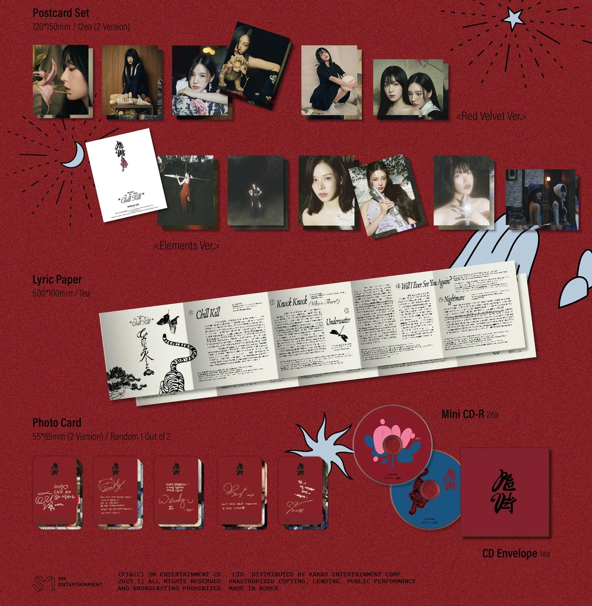 Red Velvet Album Vol. 3 – Chill Kill (Bag Ver.) Limited Edition (Random)
