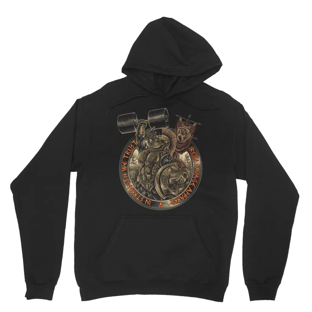 Rhino: In Strength we Trust Hoodie (UK)