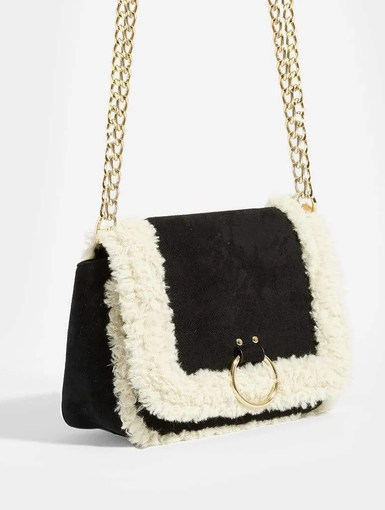 Roxy Shearling Cross Body Bag