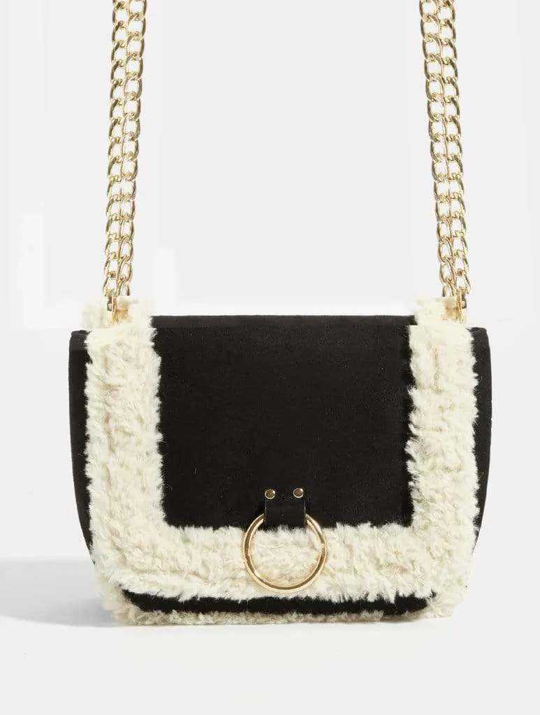Roxy Shearling Cross Body Bag