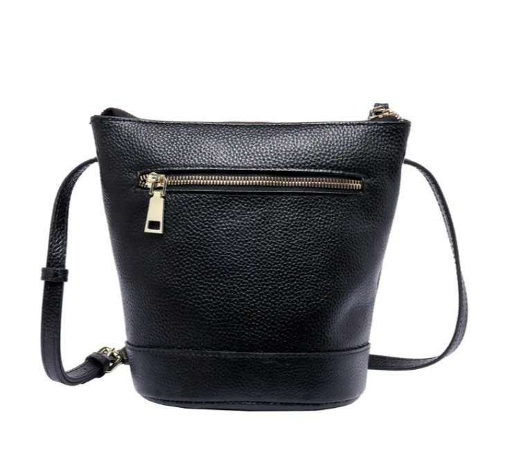 Serenade Jenna Elegant Leather Bag Black