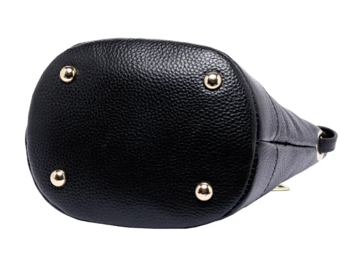 Serenade Jenna Elegant Leather Bag Black
