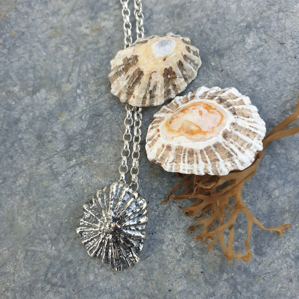 Sterling Silver Limpet Shell Pendant
