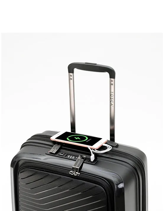 Tosca - TCA100-20L Laptop Space X Front opening spinner - Black