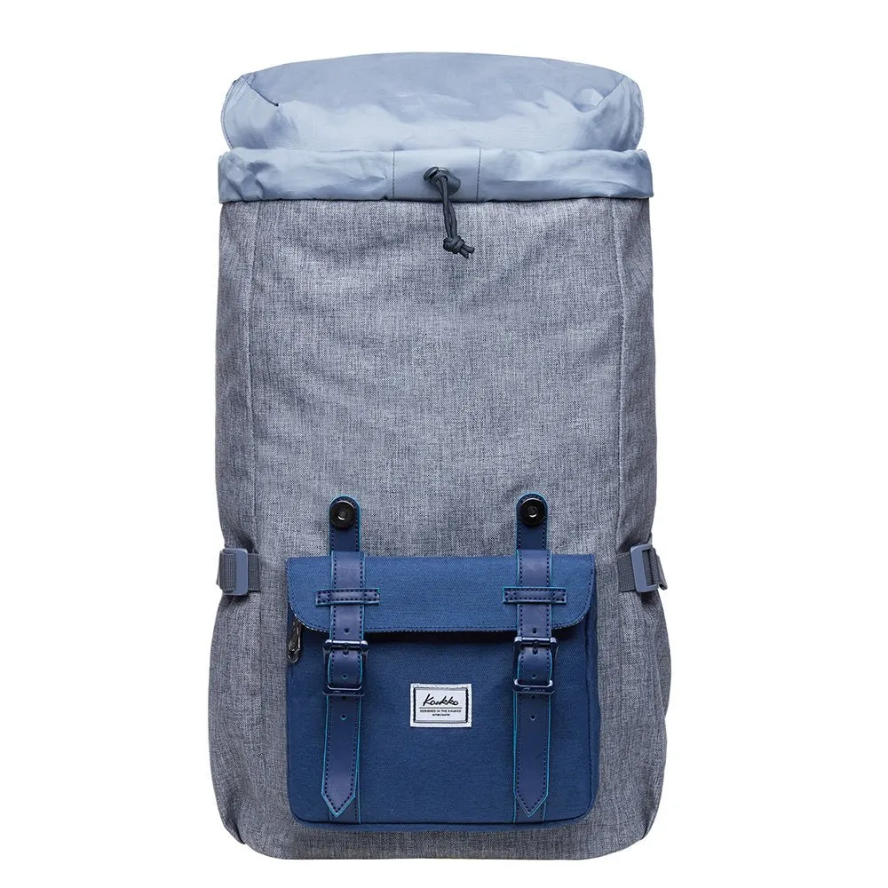 Travel Laptop Backpack, Outdoor Rucksack, School backpack Fits 15.6"(Grey-Blue)