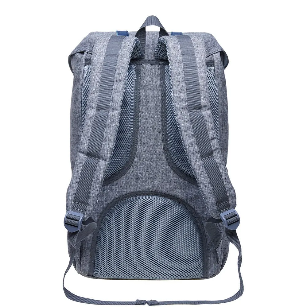 Travel Laptop Backpack, Outdoor Rucksack, School backpack Fits 15.6"(Grey-Blue)