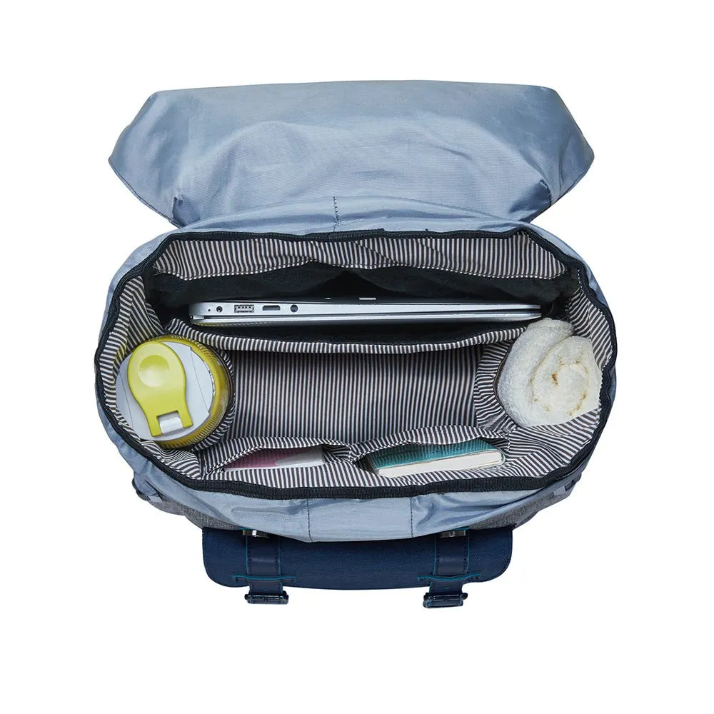 Travel Laptop Backpack, Outdoor Rucksack, School backpack Fits 15.6"(Grey-Blue)