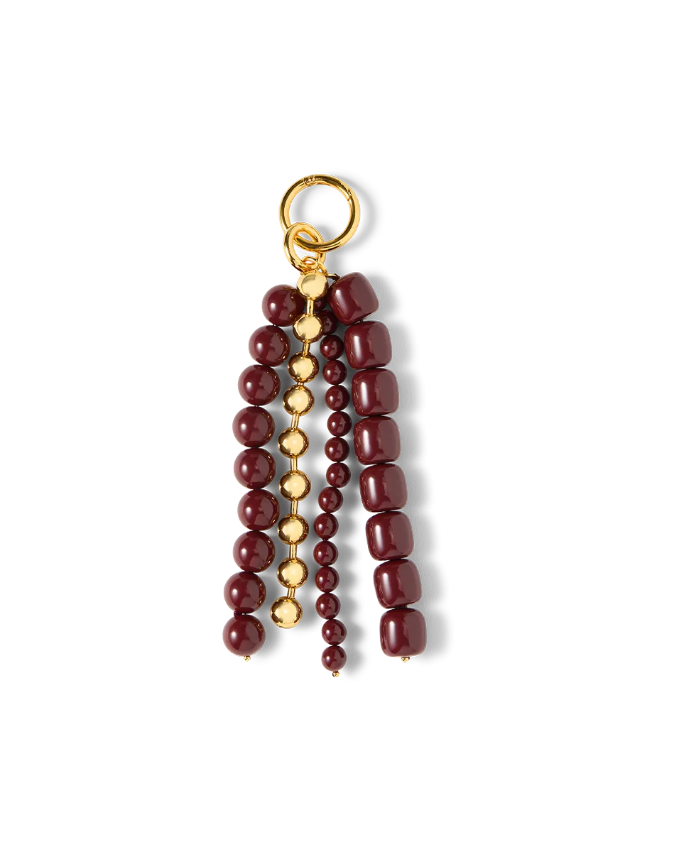 Triple Chain Bag Charm