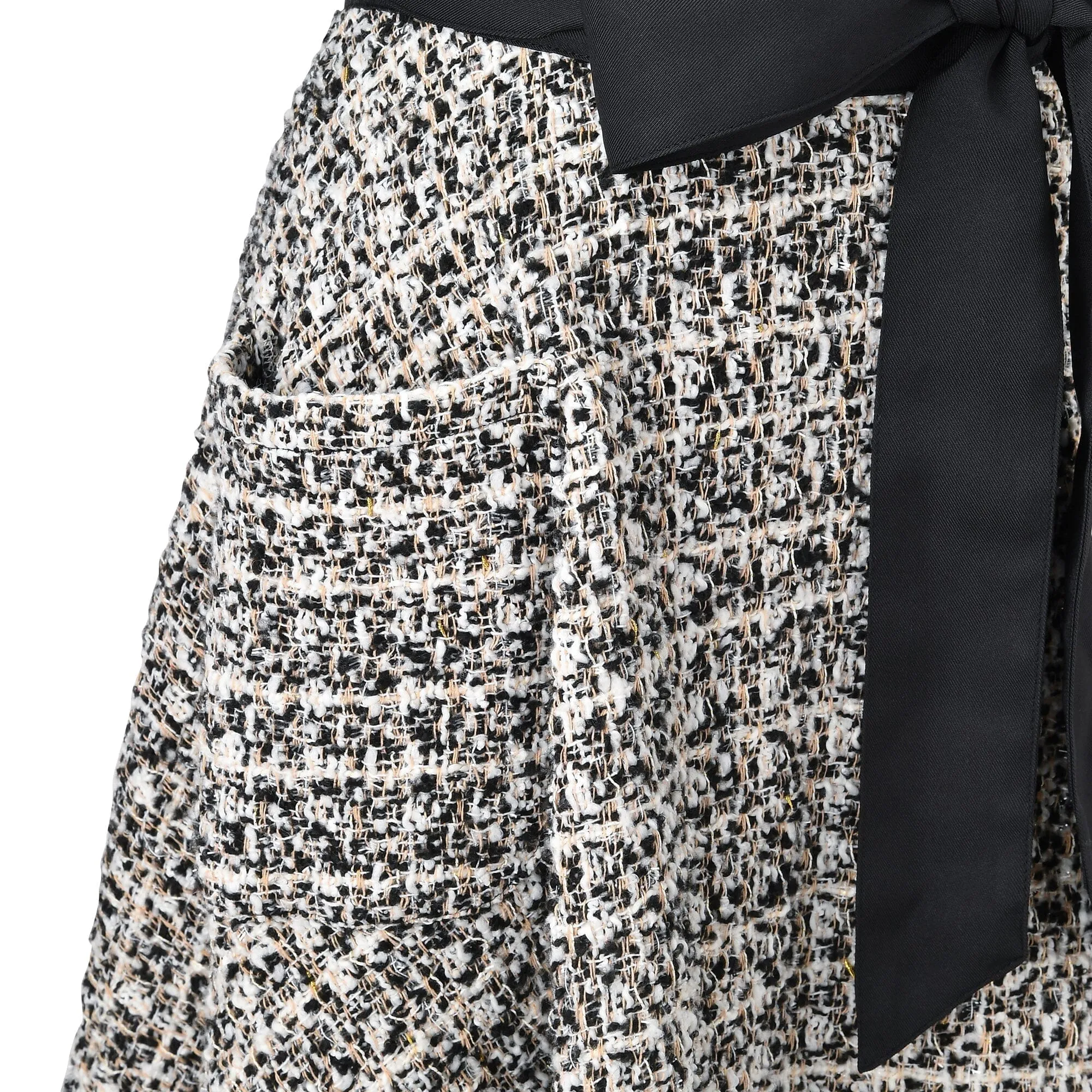 Tweed Full Apron Black