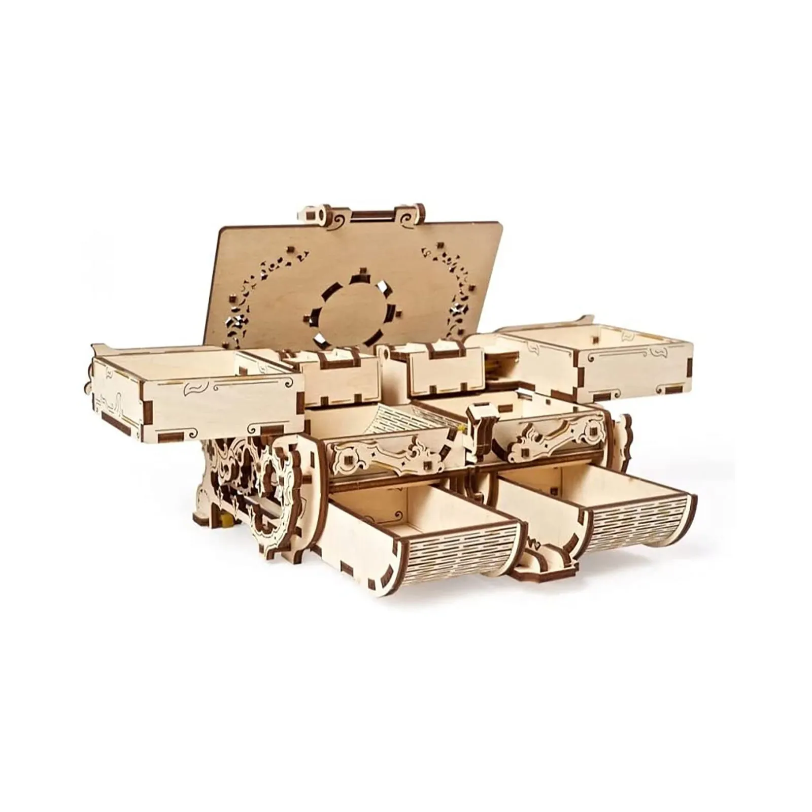 Ugears Mechanical Antique Box Model Set