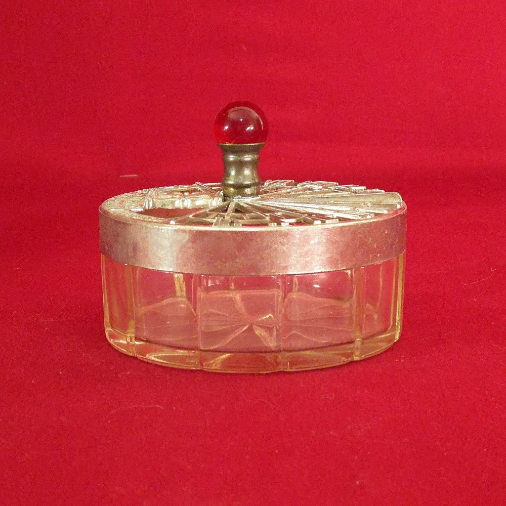 Very Rare Art Deco Glass Sundial
