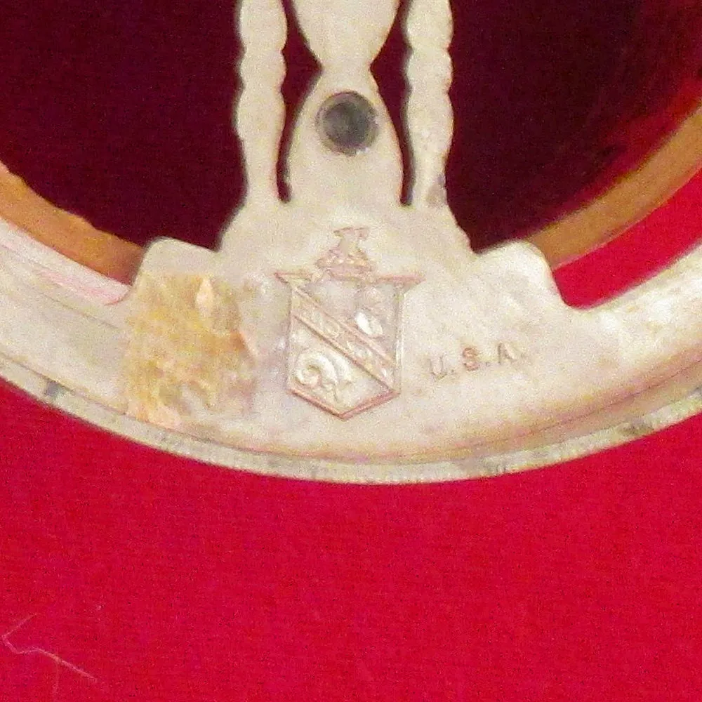 Very Rare Art Deco Glass Sundial