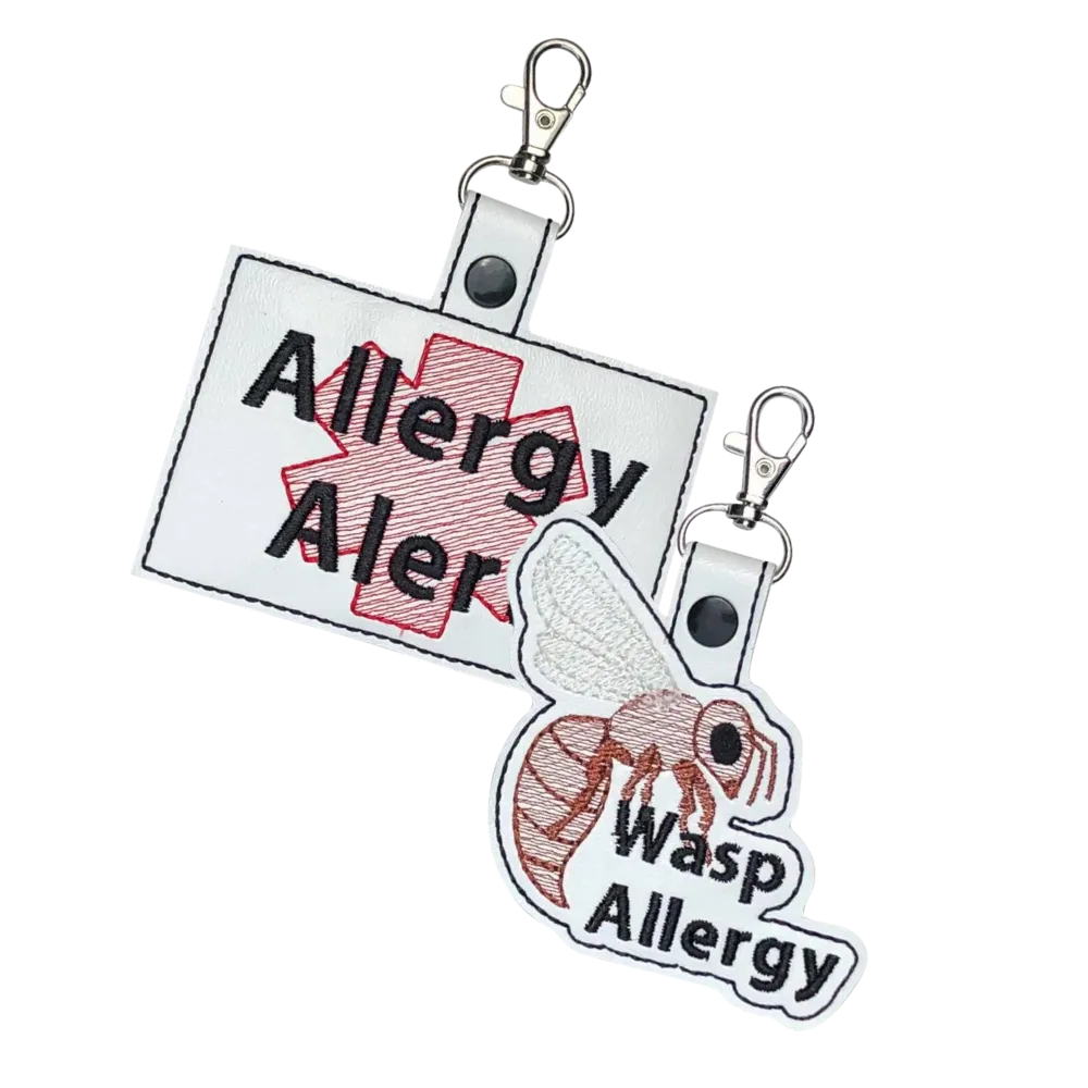 Wasp Allergy Bag Tag