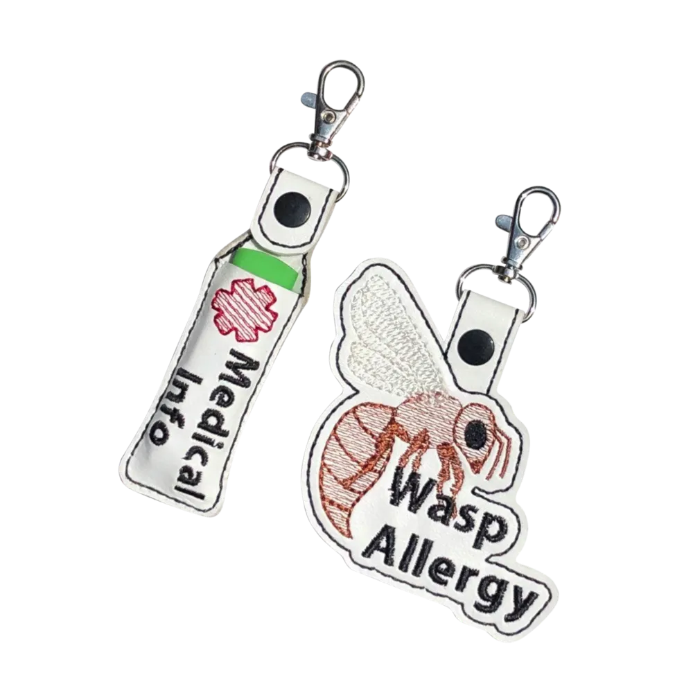 Wasp Allergy Bag Tag