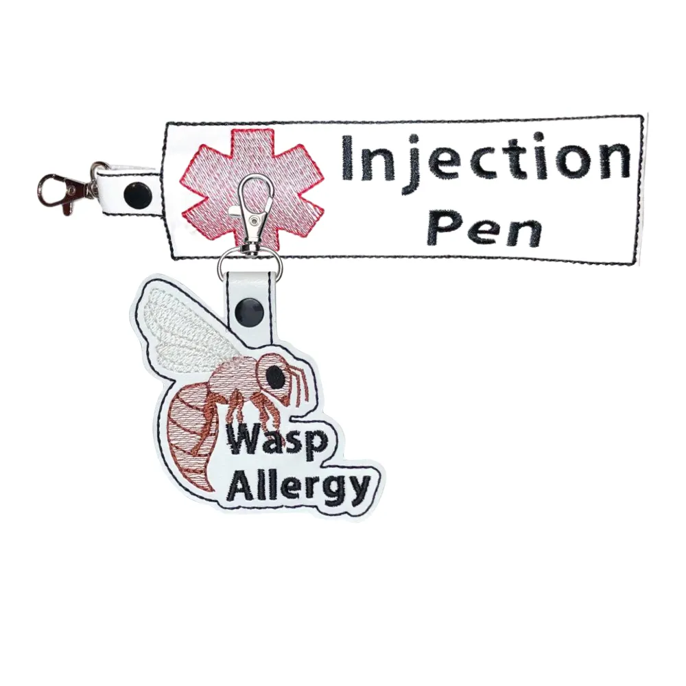 Wasp Allergy Bag Tag