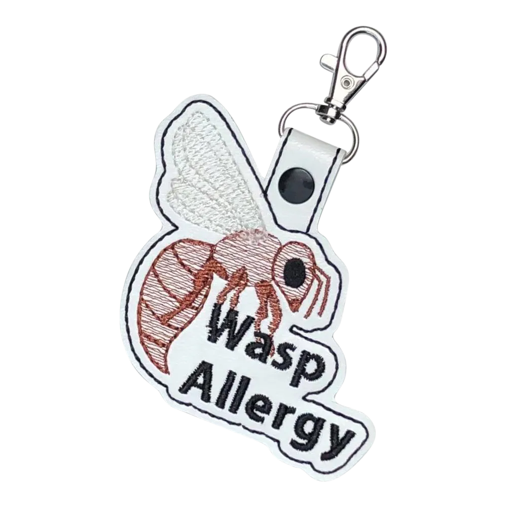 Wasp Allergy Bag Tag