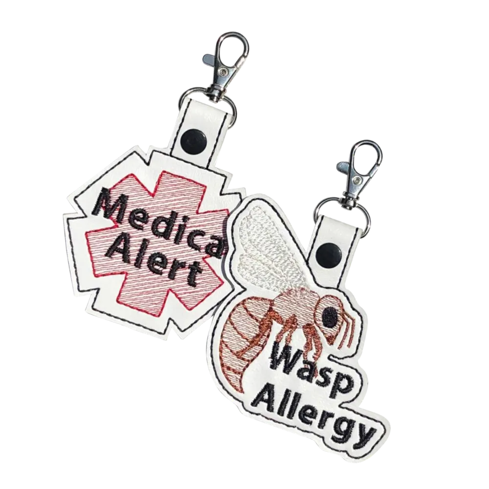 Wasp Allergy Bag Tag