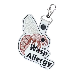 Wasp Allergy Bag Tag