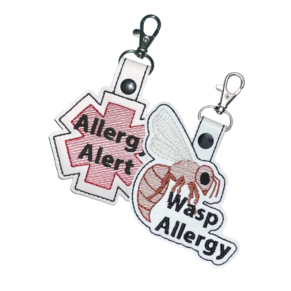 Wasp Allergy Bag Tag