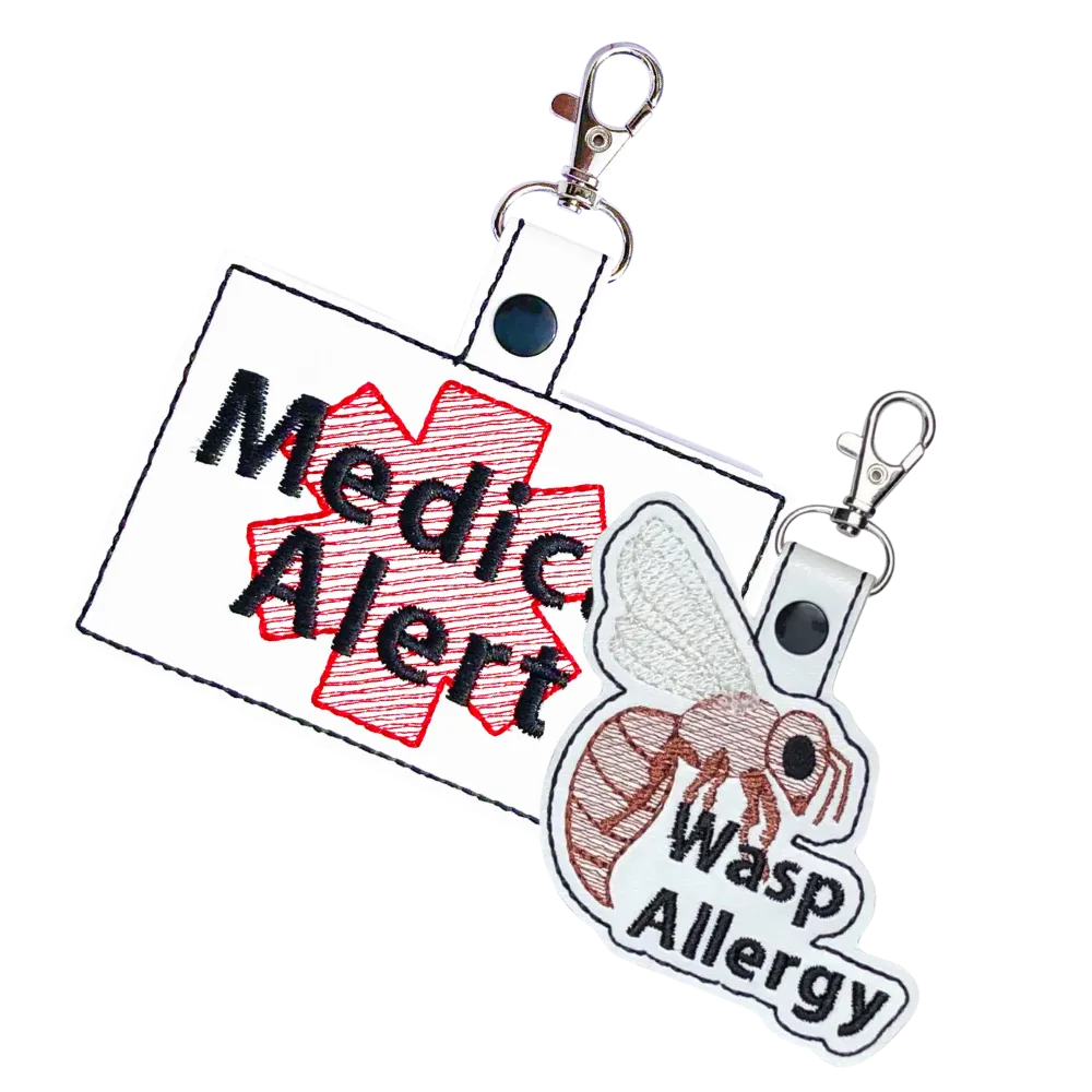Wasp Allergy Bag Tag