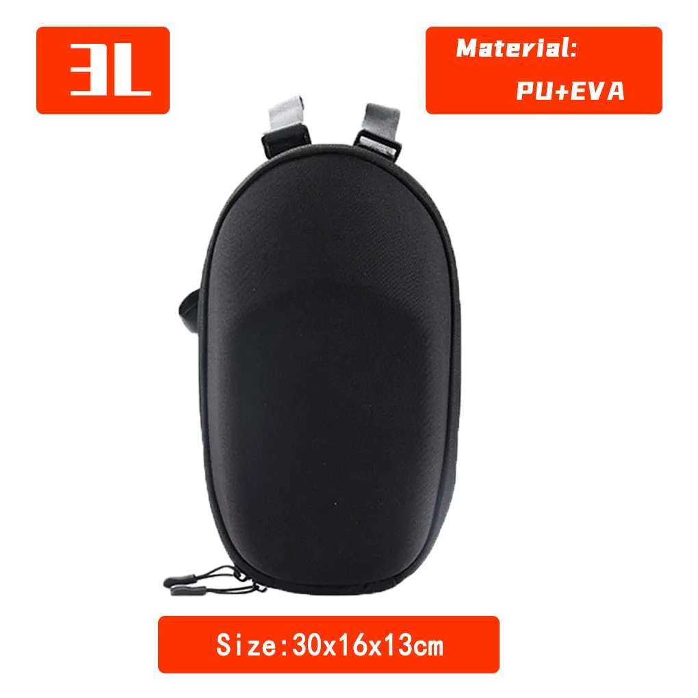 Wild Man Electric Scooter Front Bag Waterproof EVA Hard Shell Bags Reflective Handlebar Hanging Bag Storage Bag For Xiaomi M365