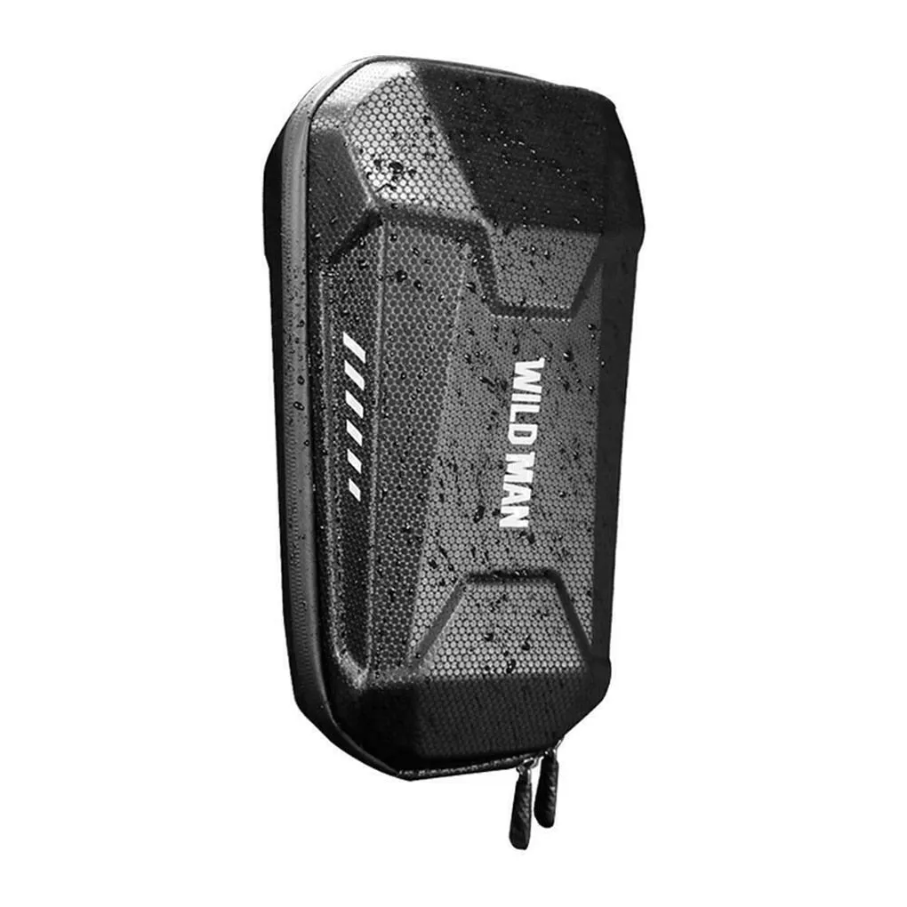 Wild Man Electric Scooter Front Bag Waterproof EVA Hard Shell Bags Reflective Handlebar Hanging Bag Storage Bag For Xiaomi M365