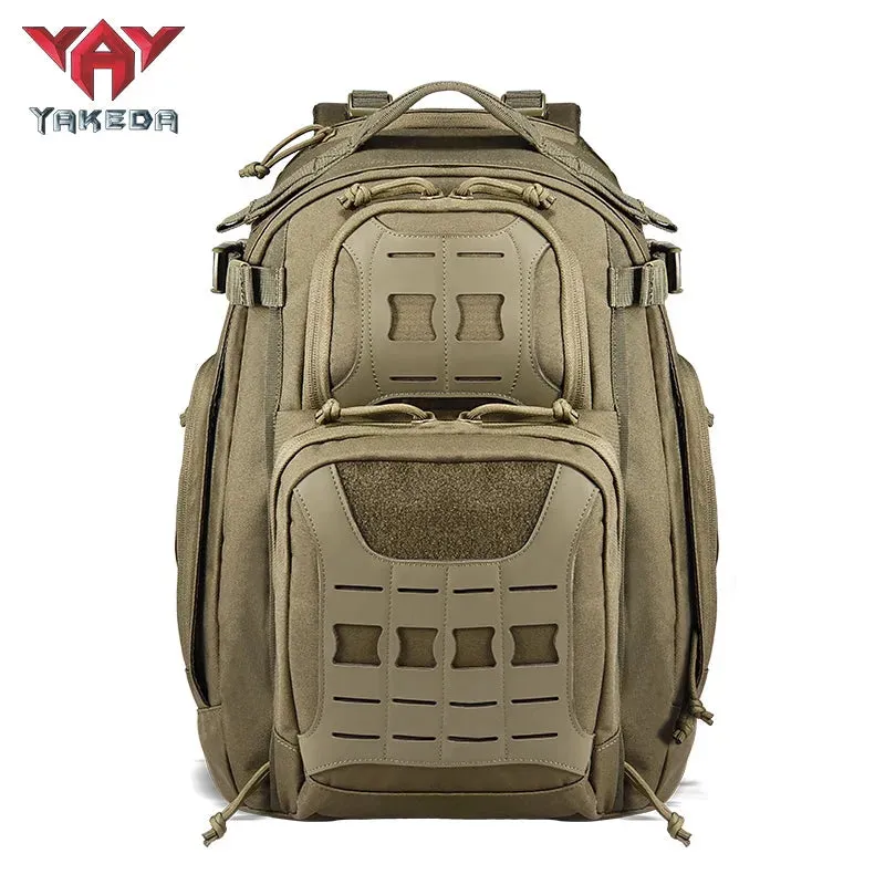 YAKEDA Military Tactical Backpack for Men Army 3 Day Assault Pack 42L Large Molle Hiking Backpack